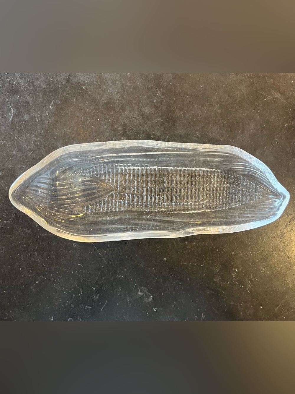 Corn On The Cob Clear Serving Plates Set of 6 - Picture 2 of 5